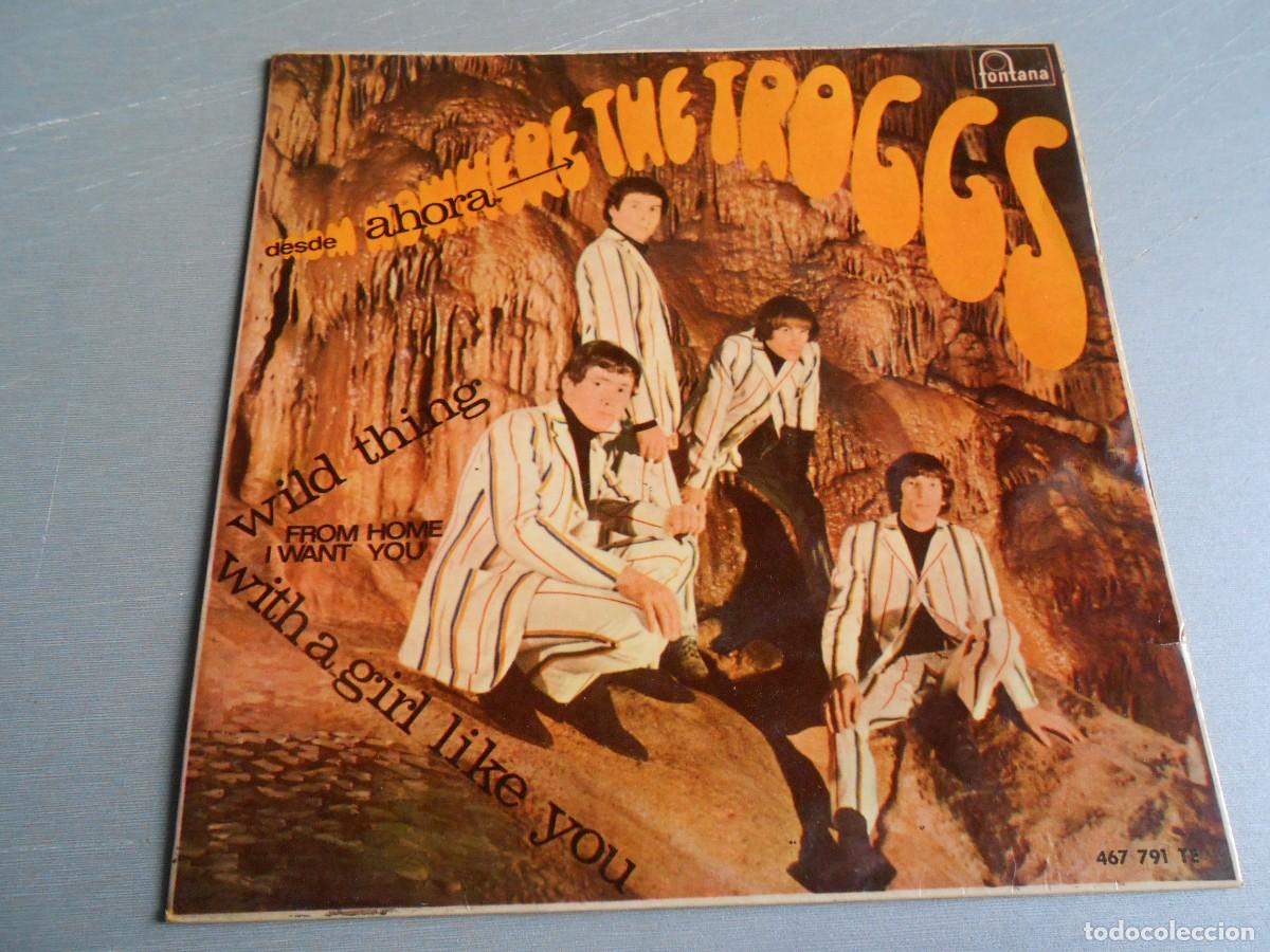 Discos de vinilo: TROGGS, THE, EP, WILD THING +3, A&Ntilde;O 1966, FONTANA 467.791 TE