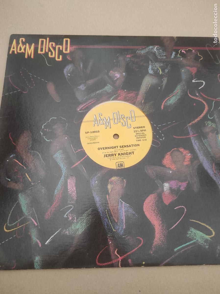 Discos de vinilo: Jerry Knight &ndash; Overnight Sensation / Freek Show-MAXI-USA-