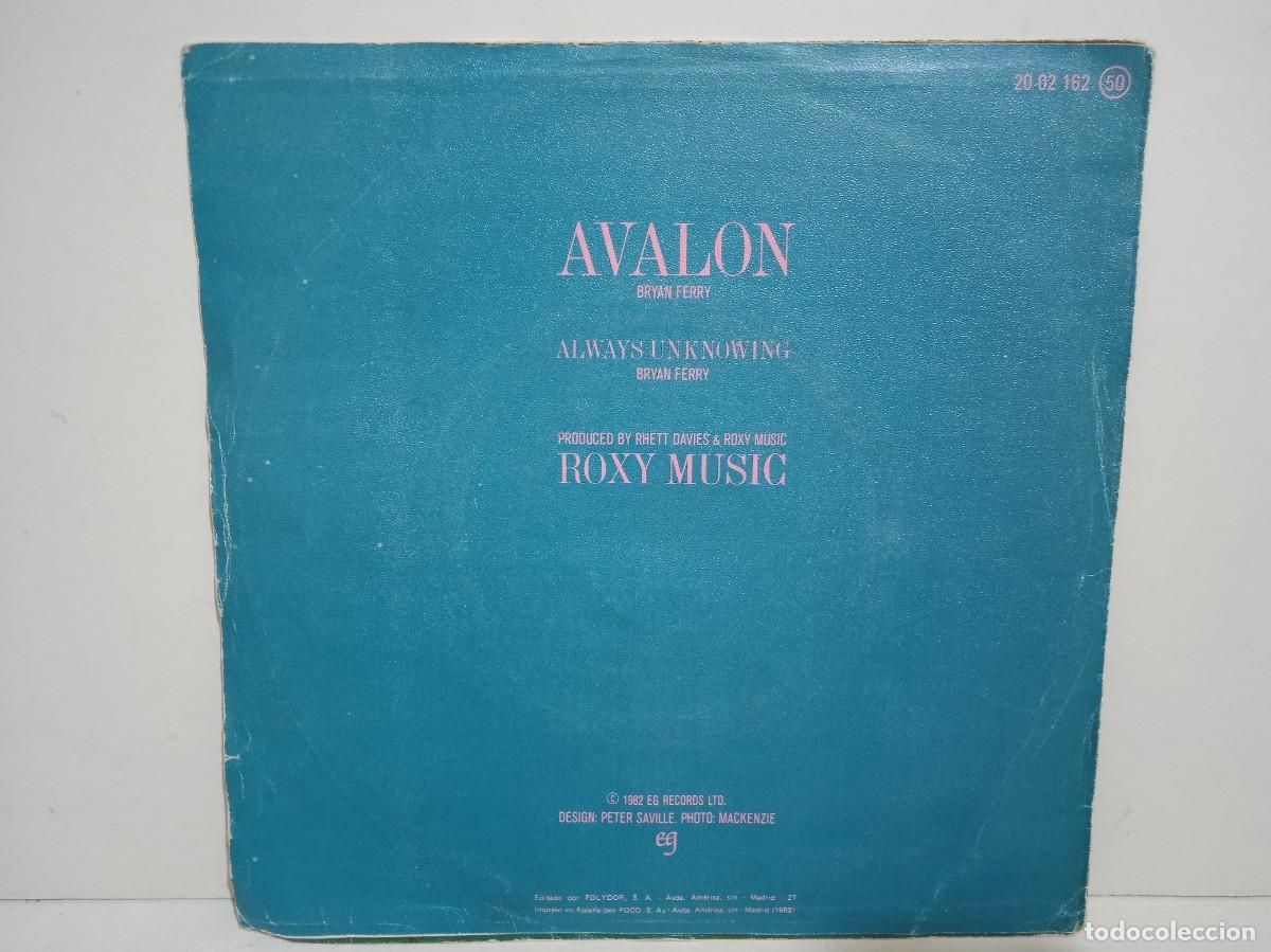 Discos de vinilo: Roxy Music - Avalon / Always Unknowing - Single - 1982 - Foto 2