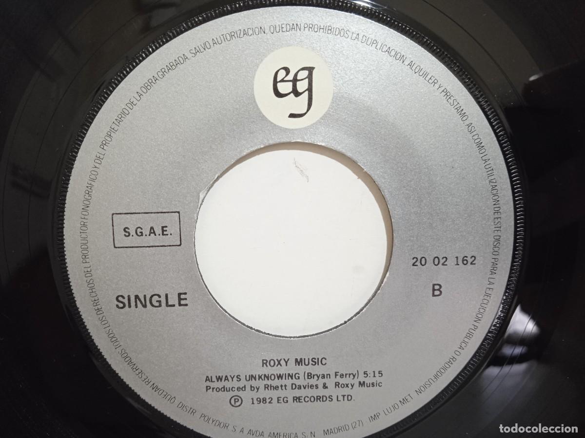 Discos de vinilo: Roxy Music - Avalon / Always Unknowing - Single - 1982 - Foto 6