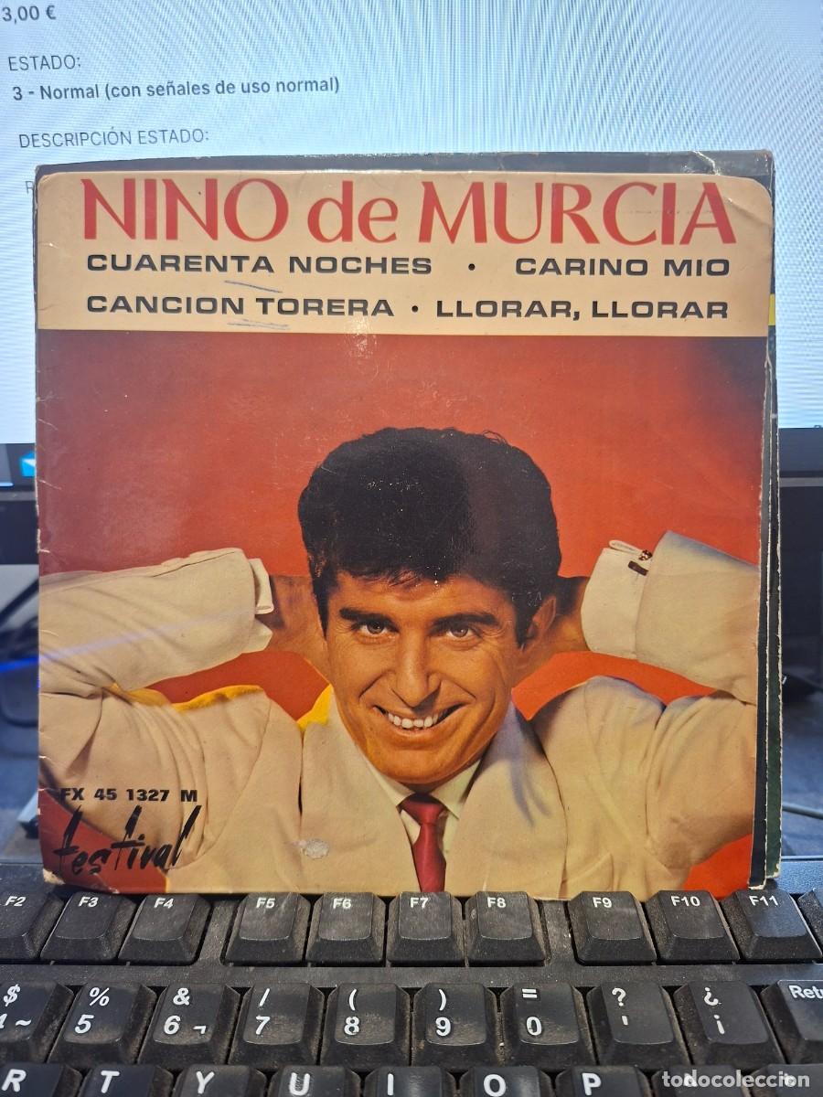 Discos de vinilo: NINO ( NI&Ntilde;O ) DE MURCIA - CUARENTA NOCHES - EP DE VINILO FRANCES