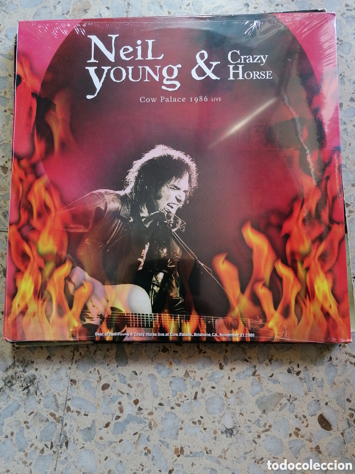 Discos de vinilo: LP NEIL YOUNG & CRAZY HORSE COW PALACE 1986 LIVE NUEVO PRECINTADO