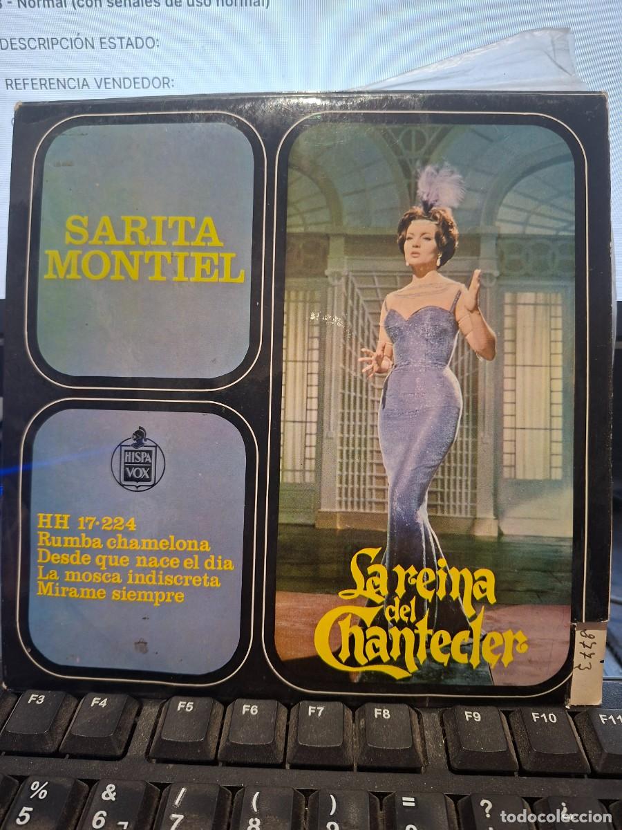 Discos de vinilo: SARA SARITA MONTIEL - RUMBA CHAMELONA - EP DE VINILO