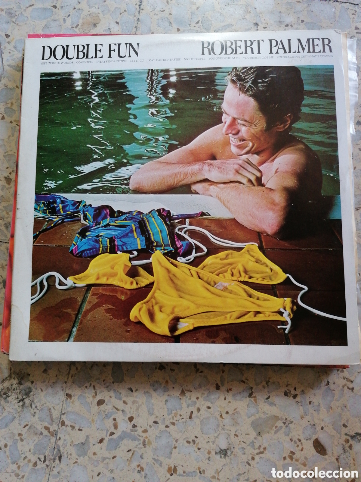 Discos de vinilo: LP ROBERT PALMER DOUBLE FUN 1978 ESPA&Ntilde;A INSERT EX