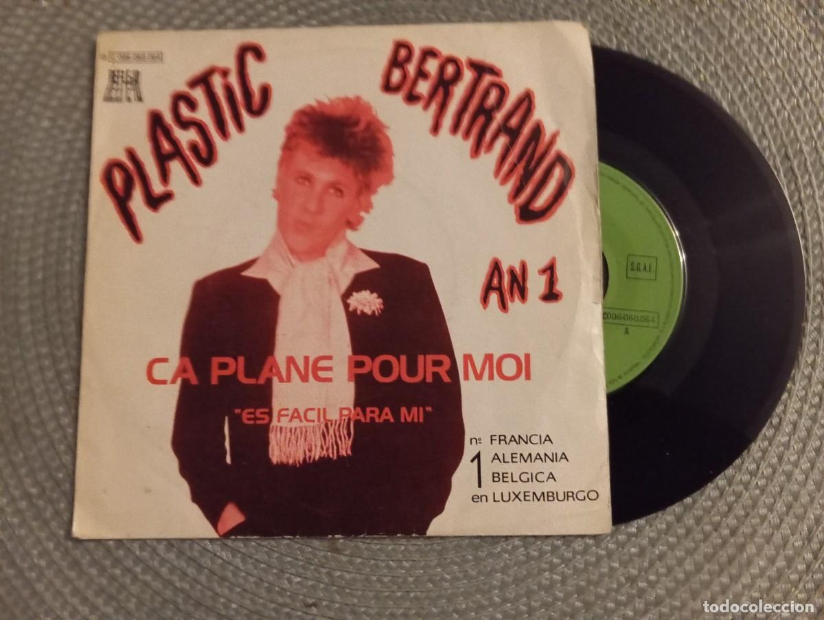 Discos de vinilo: 1 VINILO ** PLASTIC BERTRAND &rdquo;&rdquo; CA PLANE POUR MOI ** SINGLE - 1978 - N&ordm;1 EUROPA