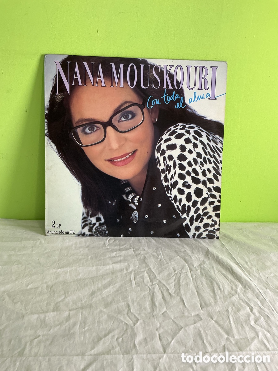Discos de vinilo: Nana Mouskouri &ndash; Con toda el alma &ndash; Doble LP Philips