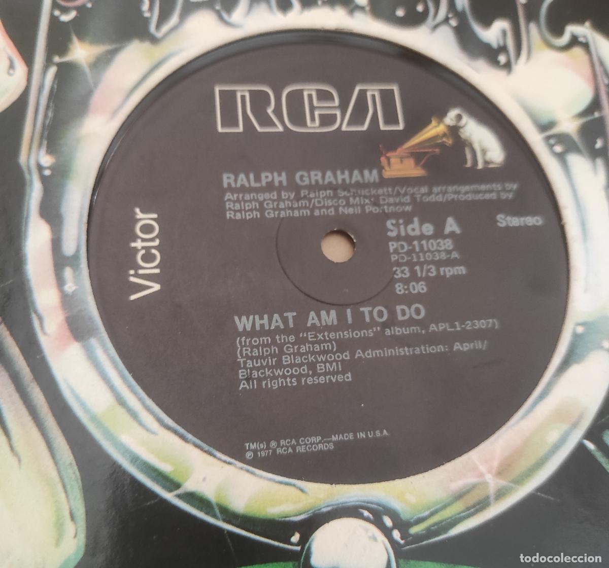 Discos de vinilo: Ralph Graham &ndash; What Am I To Do-MAXI-USA-