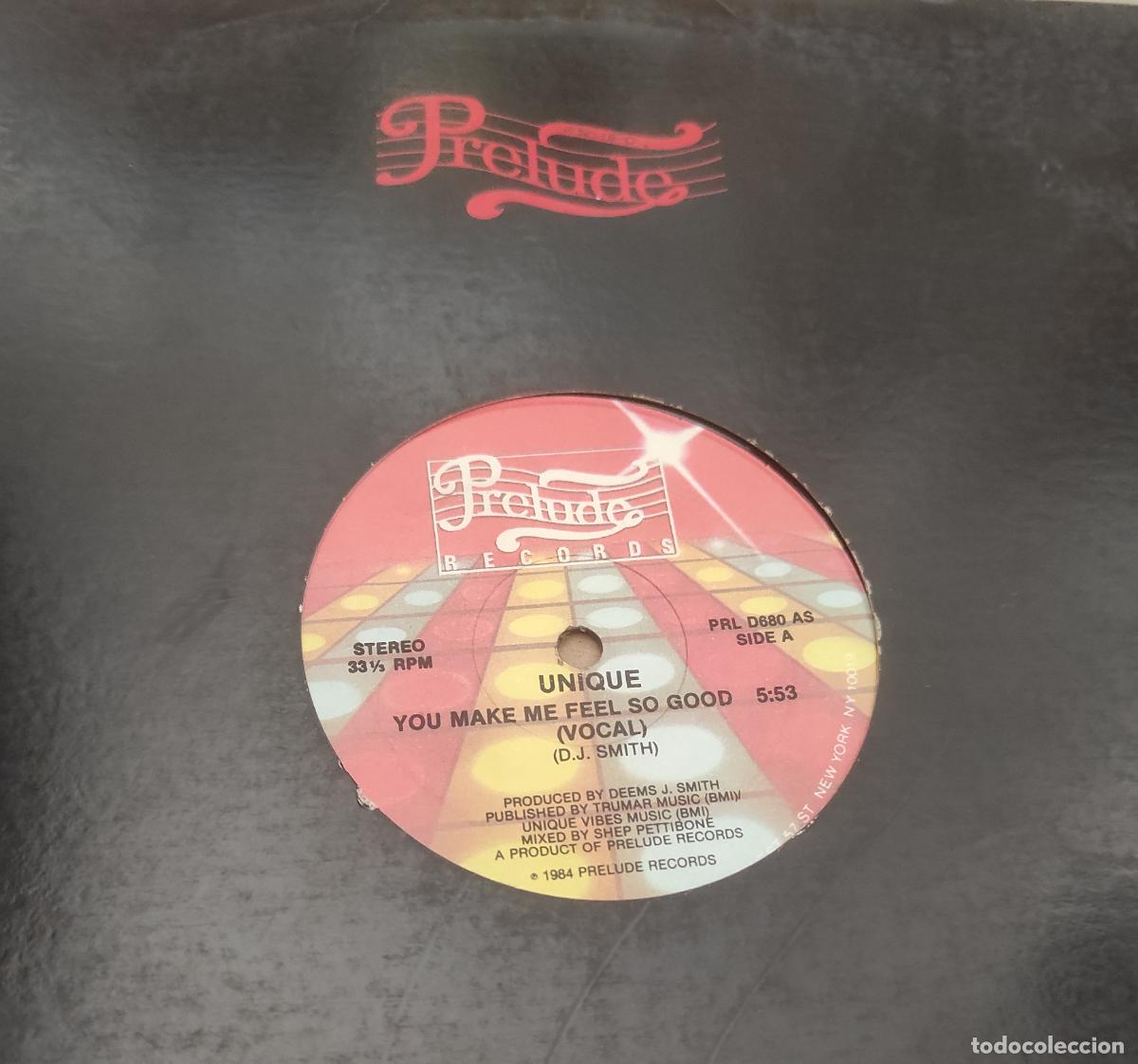 Discos de vinilo: Unique &ndash; You Make Me Feel So Good-MAXI-EDICION AMERICANA-