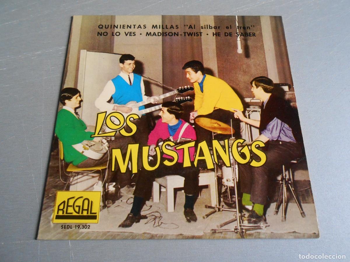 Discos de vinilo: MUSTANG, LOS, EP, QUINIENTAS MILLAS +3, A&Ntilde;O 1962, REGAL, SEDL 19.302