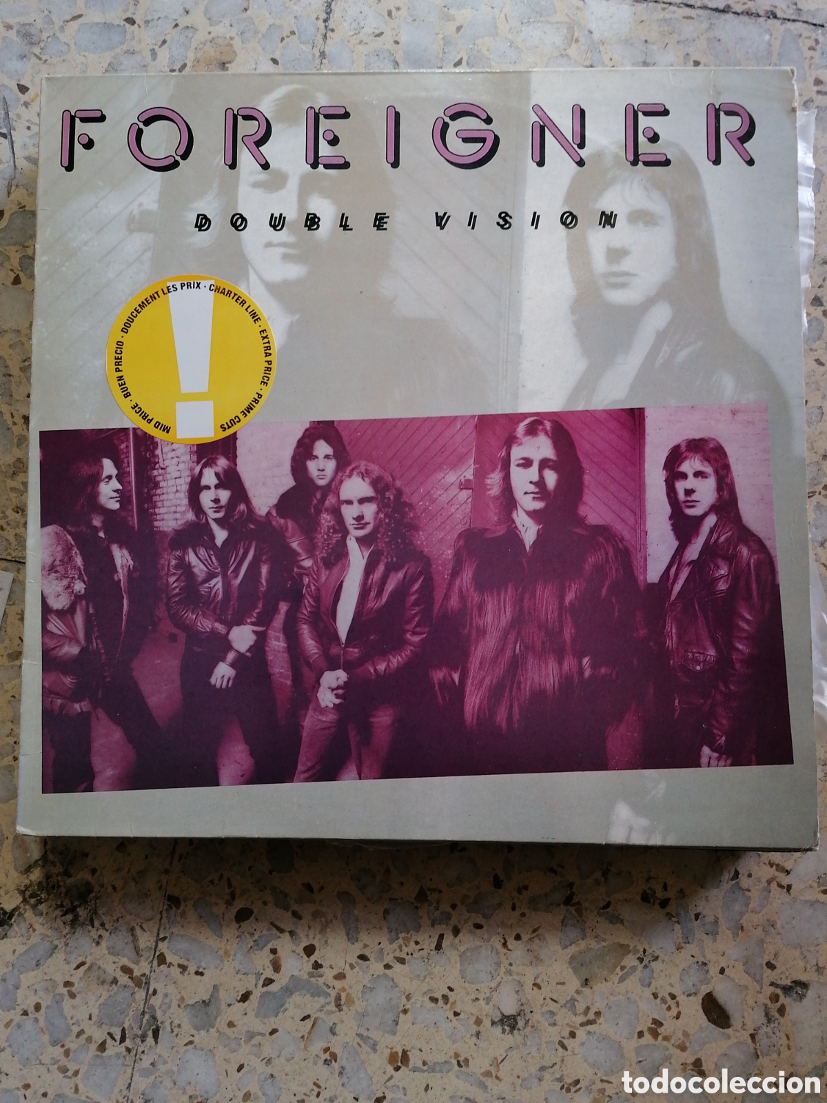 Discos de vinilo: LP FOREIGNER DOUBLE VISION 1978 ESPA&Ntilde;A DISCO EX