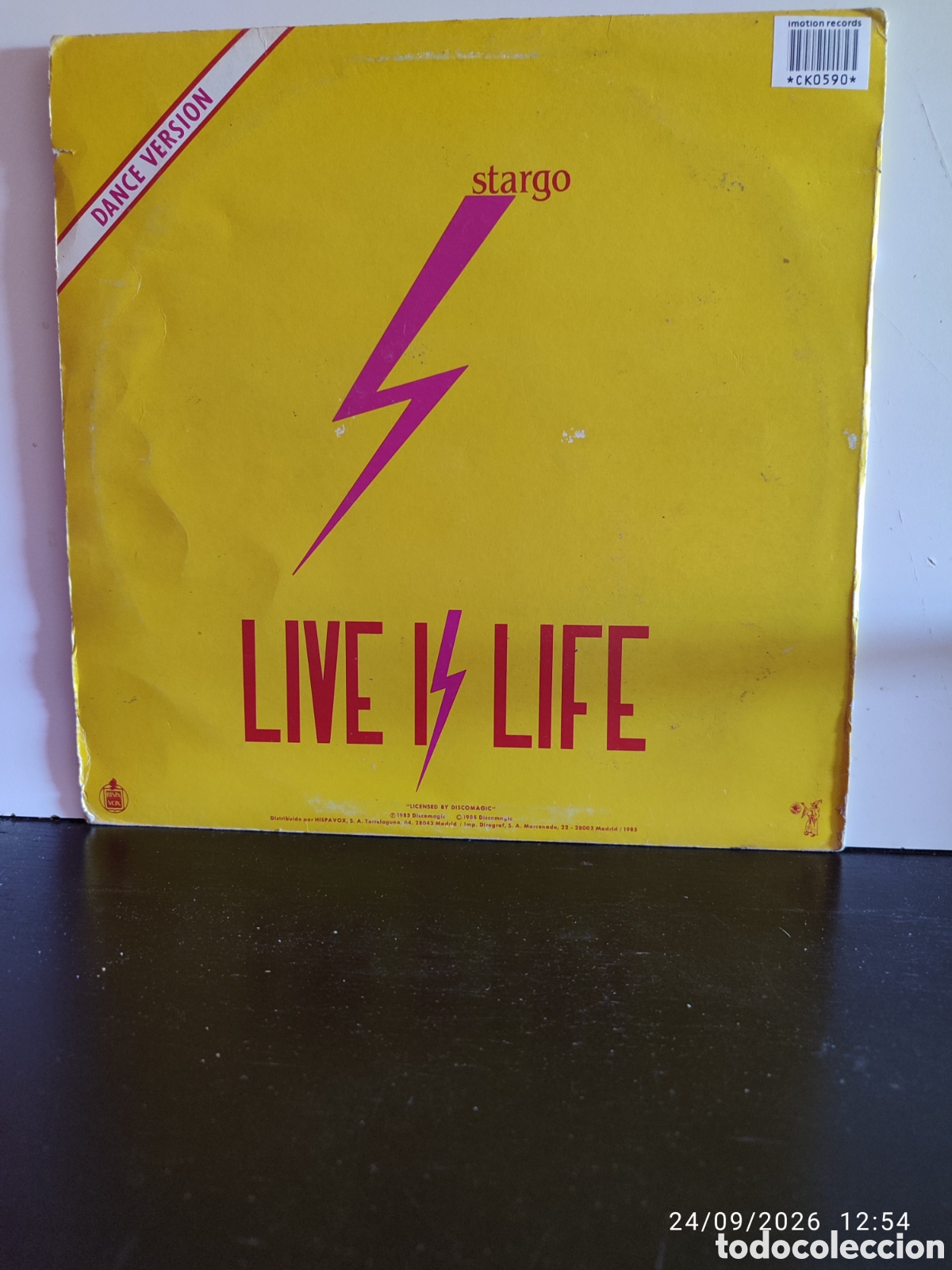 Discos de vinilo: Stargo &ndash; Live Is Life - Foto 2