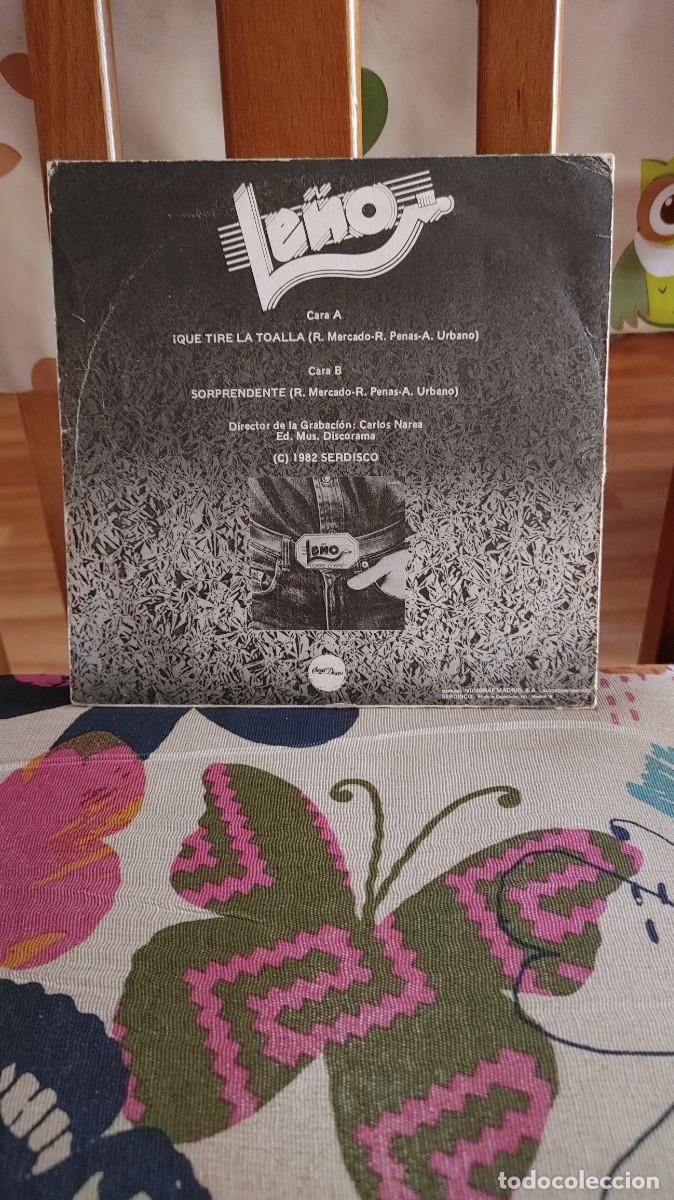 Discos de vinilo: LE&Ntilde;O-SINGLE QUE TIRE LA TOALLA - Foto 2