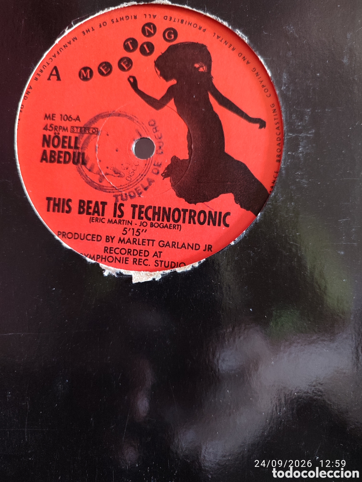 Discos de vinilo: N&ouml;ell Abedul &ndash; This Beat Is Technotronic - Foto 1