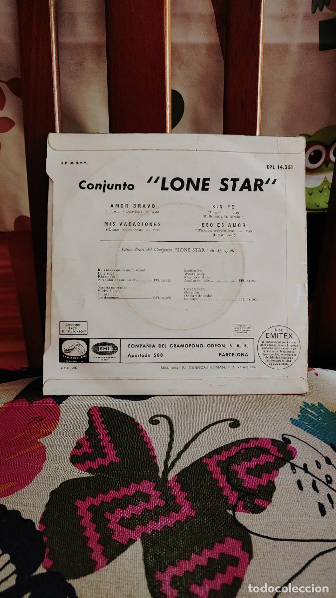 Discos de vinilo: LONE STAR-EP AMOR BRAVO +3 - Foto 2