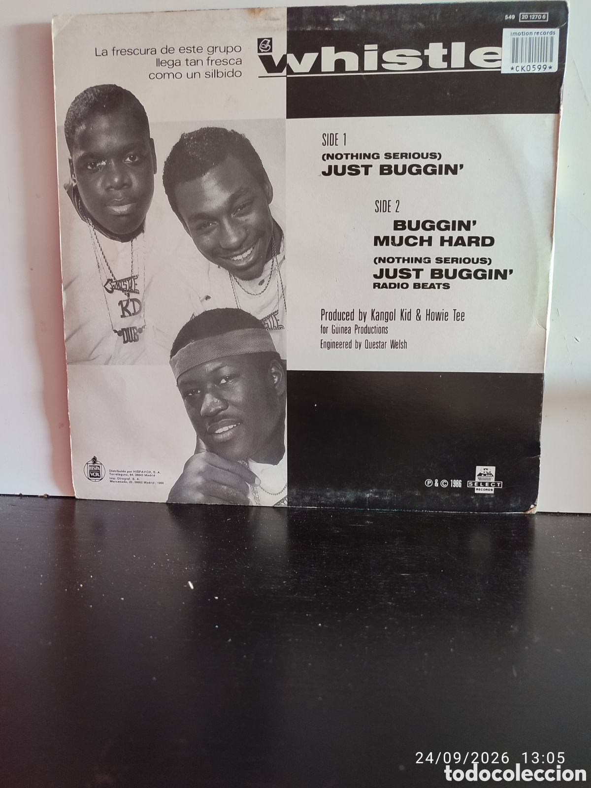 Discos de vinilo: Whistle &ndash; (Nothing Serious) Just Buggin - Foto 2