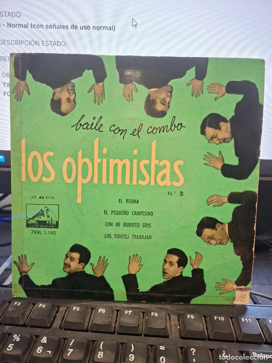 Discos de vinilo: LOS OPTIMISTAS - EL REUMA - EP DE VINILO - Foto 1