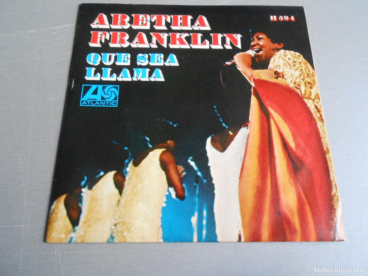 Discos de vinilo: ARETHA FRANKLIN, SG, QUE SEA (&rdquo; LET IT BE&rdquo;) +1, A&Ntilde;O 1970, ATLANTIC H - 594