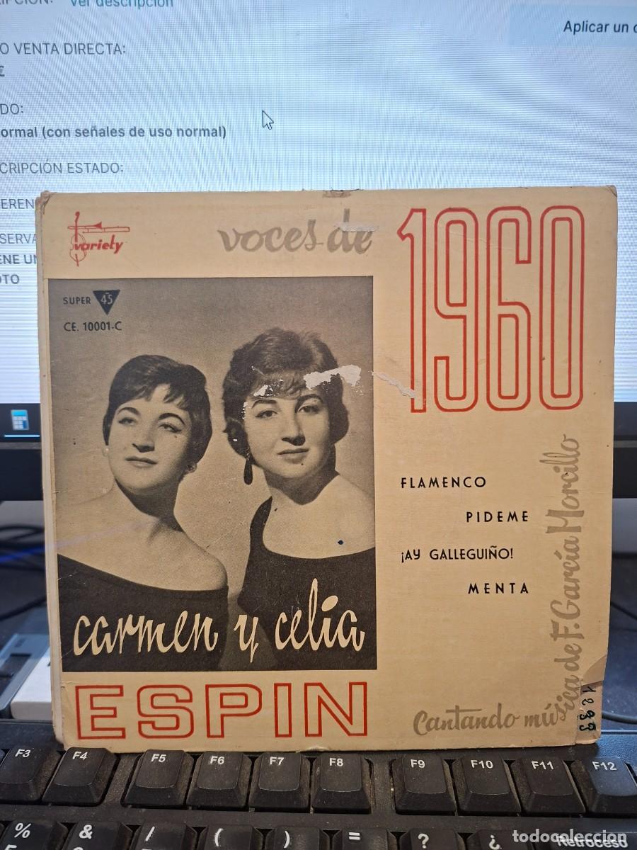 Discos de vinilo: CARMEN Y CELIA ESPIN - FLAMENCO - EP DE VINILO
