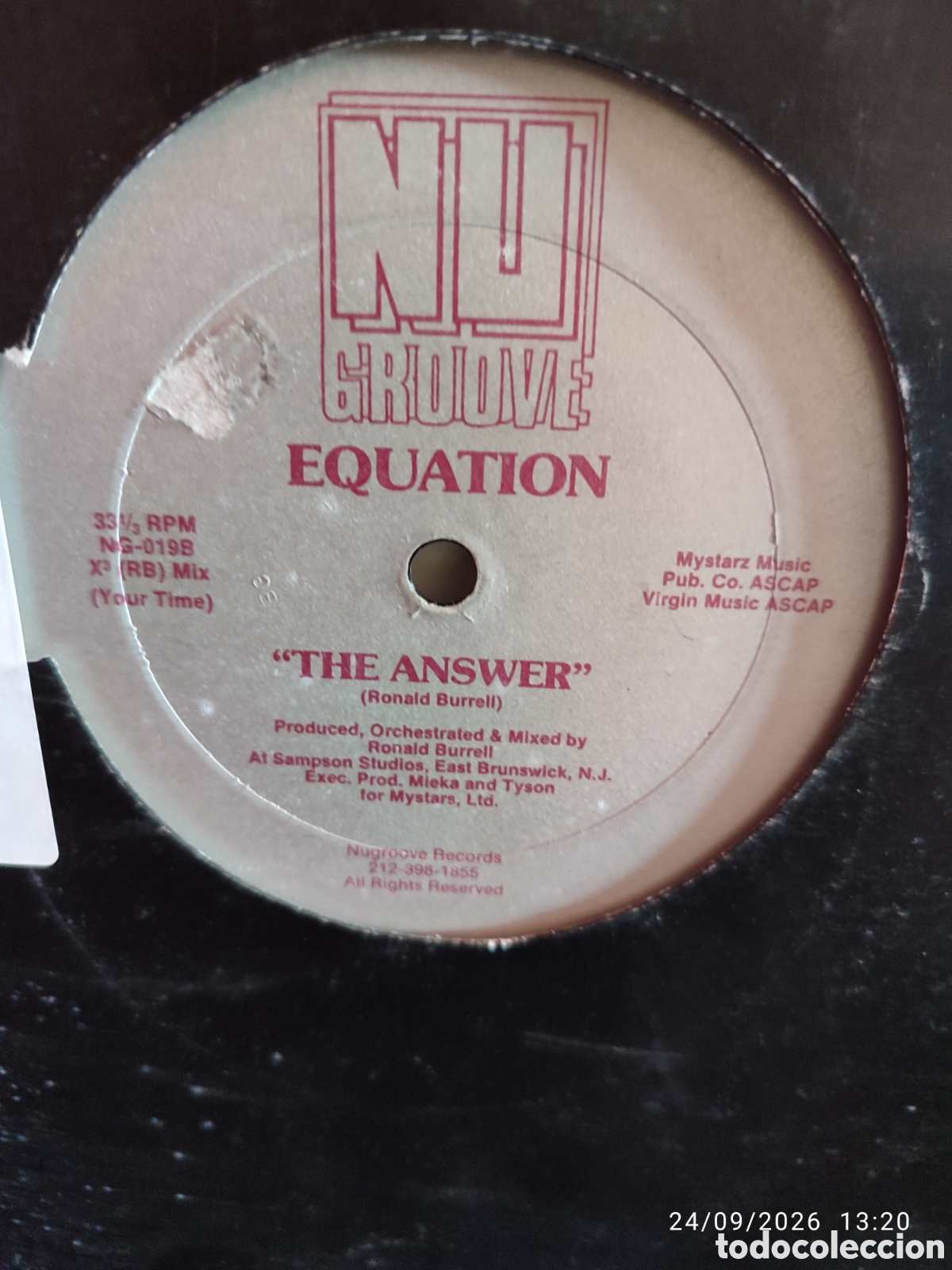 Discos de vinilo: Equation &ndash; The Answer - Foto 2