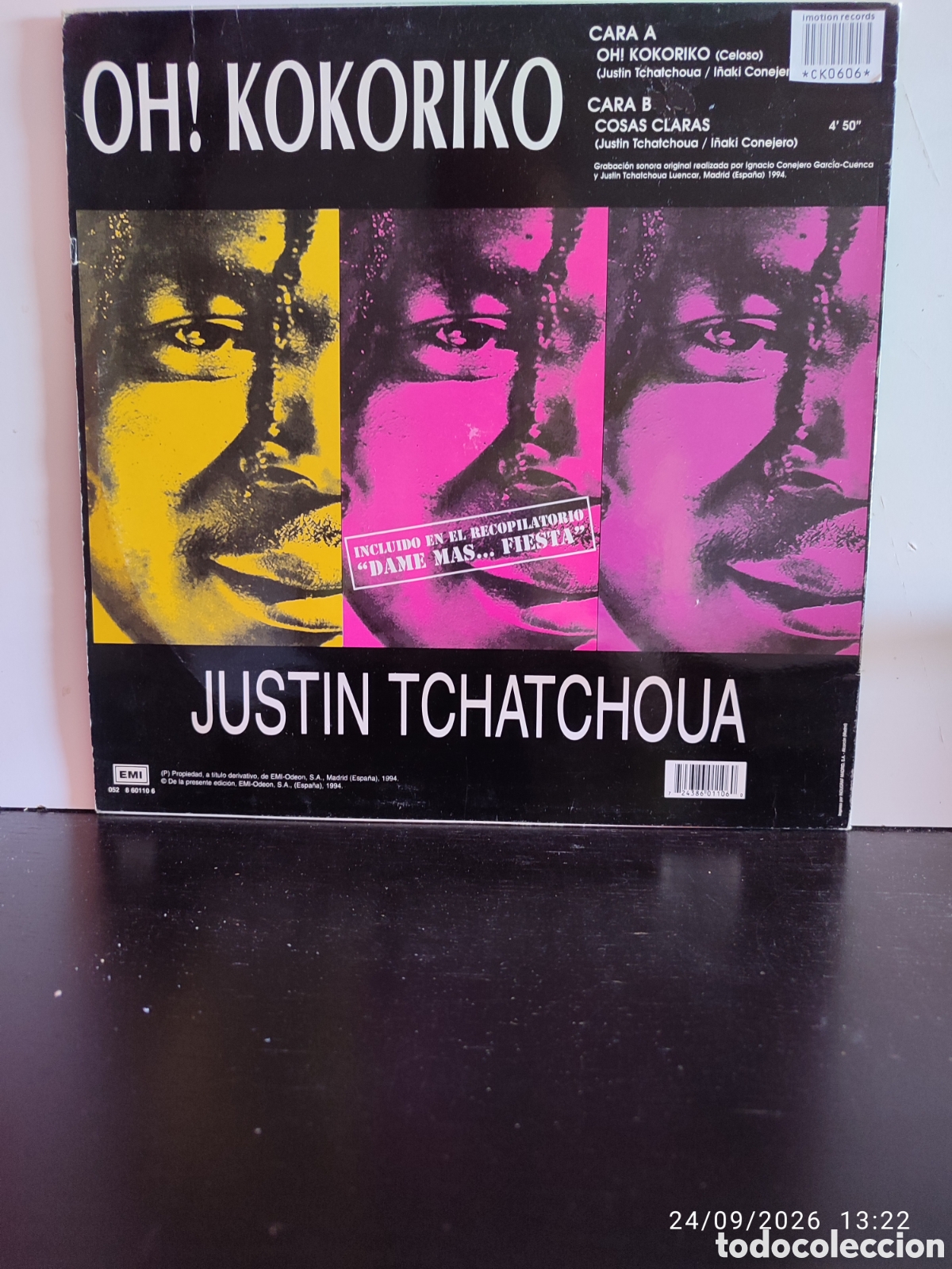 Discos de vinilo: Justin Tchatchoua &ndash; Oh! Kokoriko - Foto 2