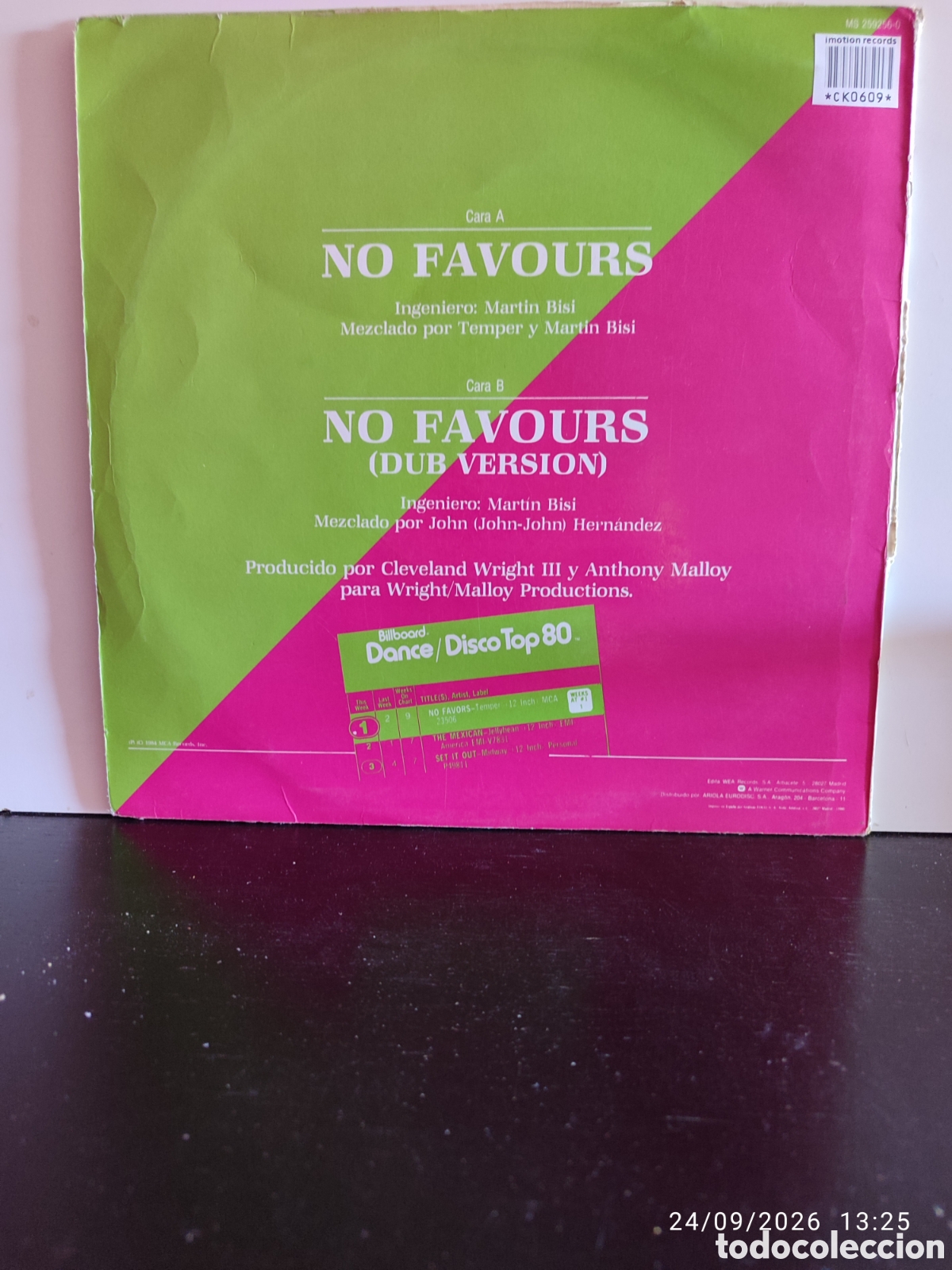 Discos de vinilo: Temper &ndash; No Favors VINILO - Foto 2