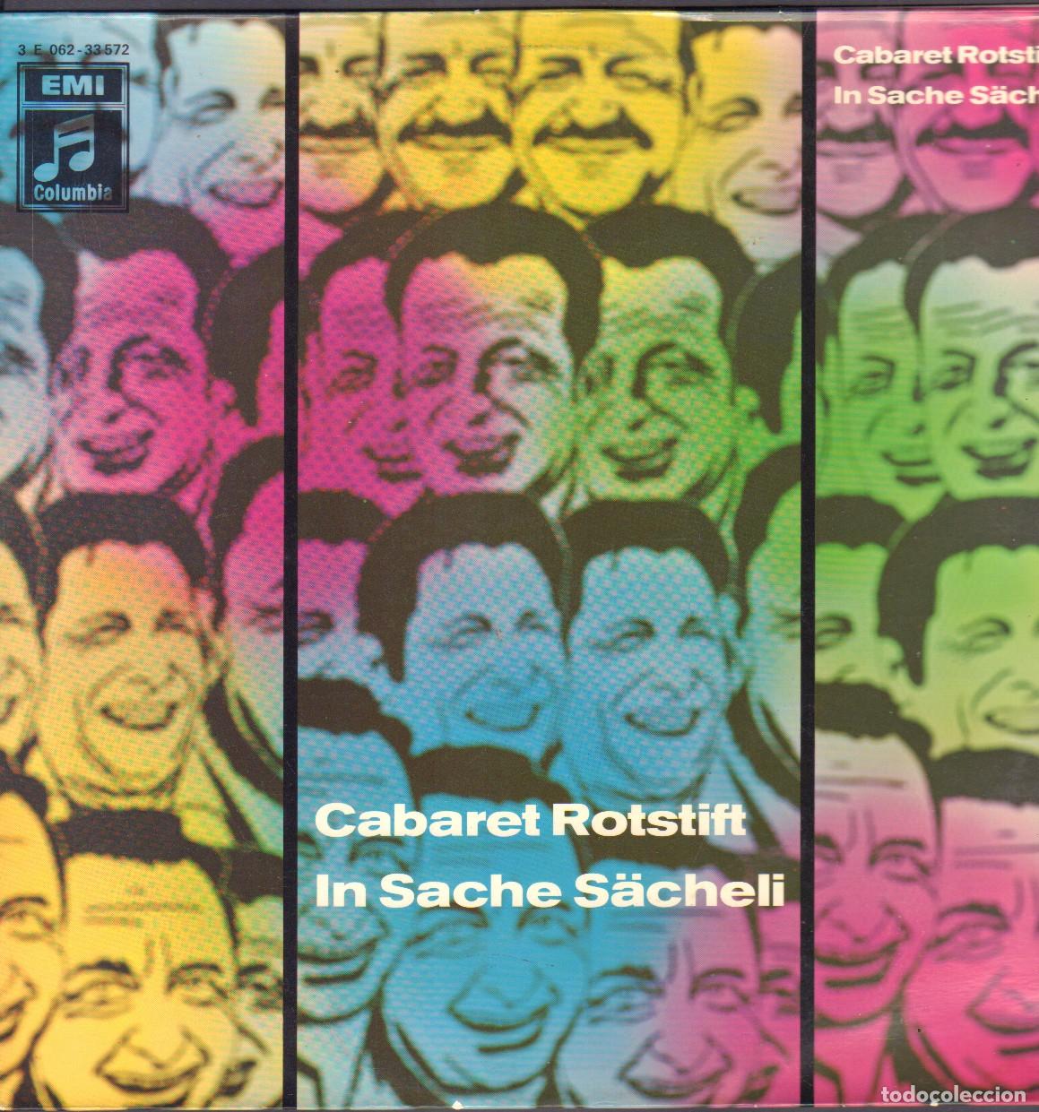 Discos de vinilo: CABARET ROTSTIFT - IN SACHE S&Auml;CHELI / CHUNSCH DRUUS?, OH MORGEROT.../ LP EMI RF-26895