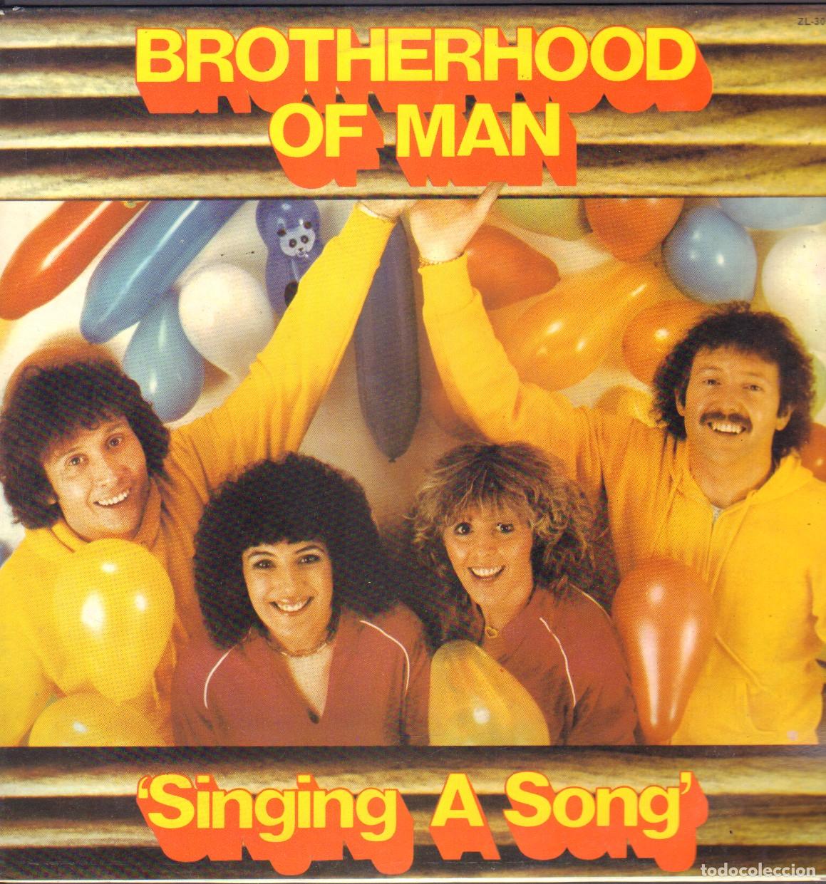Discos de vinilo: BROTHERHOOD OF MAN - SINGING A SONG / LP ZAFIRO 1980 / BUEN ESTADO RF-26897