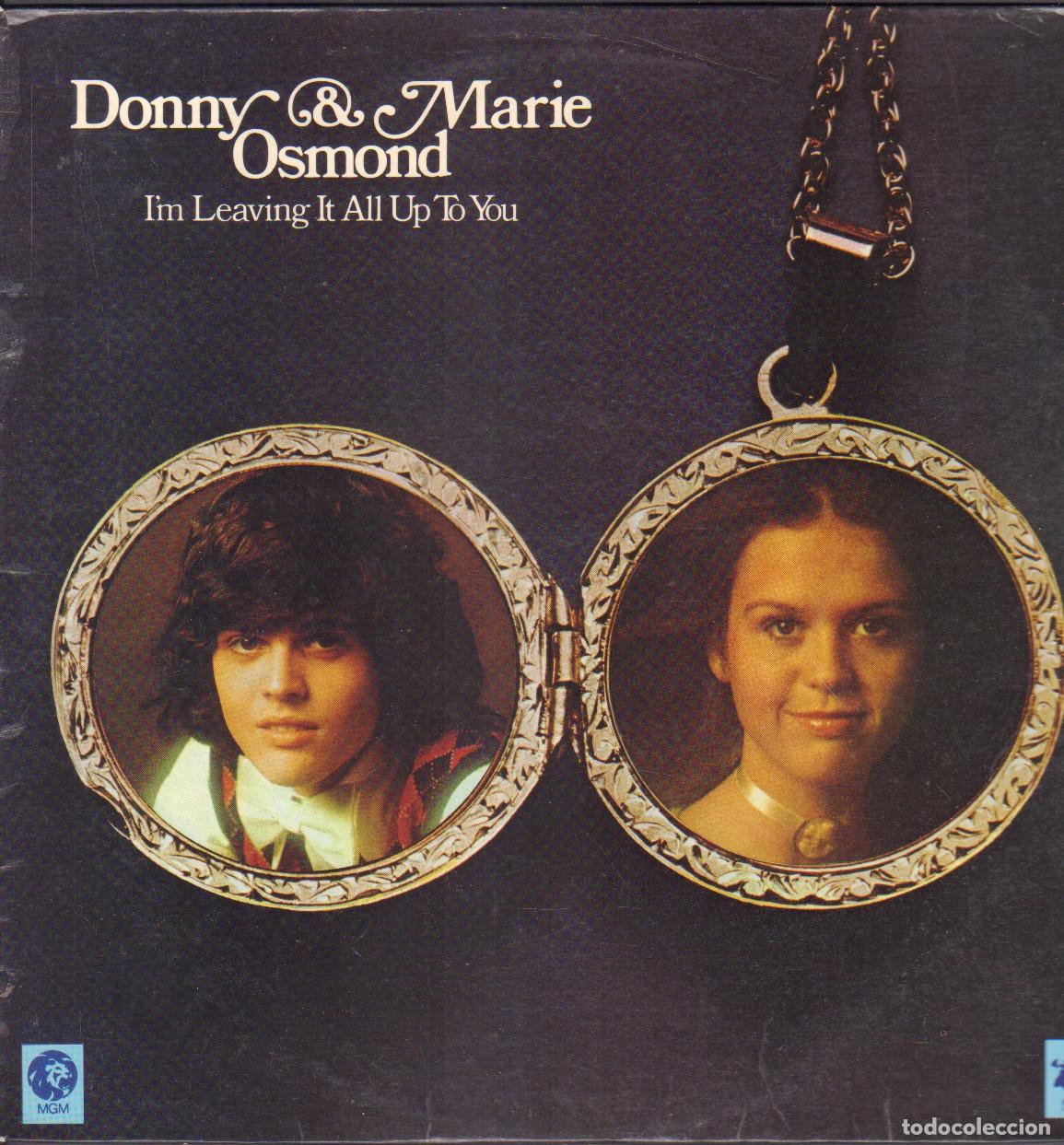 Discos de vinilo: DONNY & MARY OSMOND - I'M LEAVING IT UN TO YOU / LP MGM 1974 RF-26899