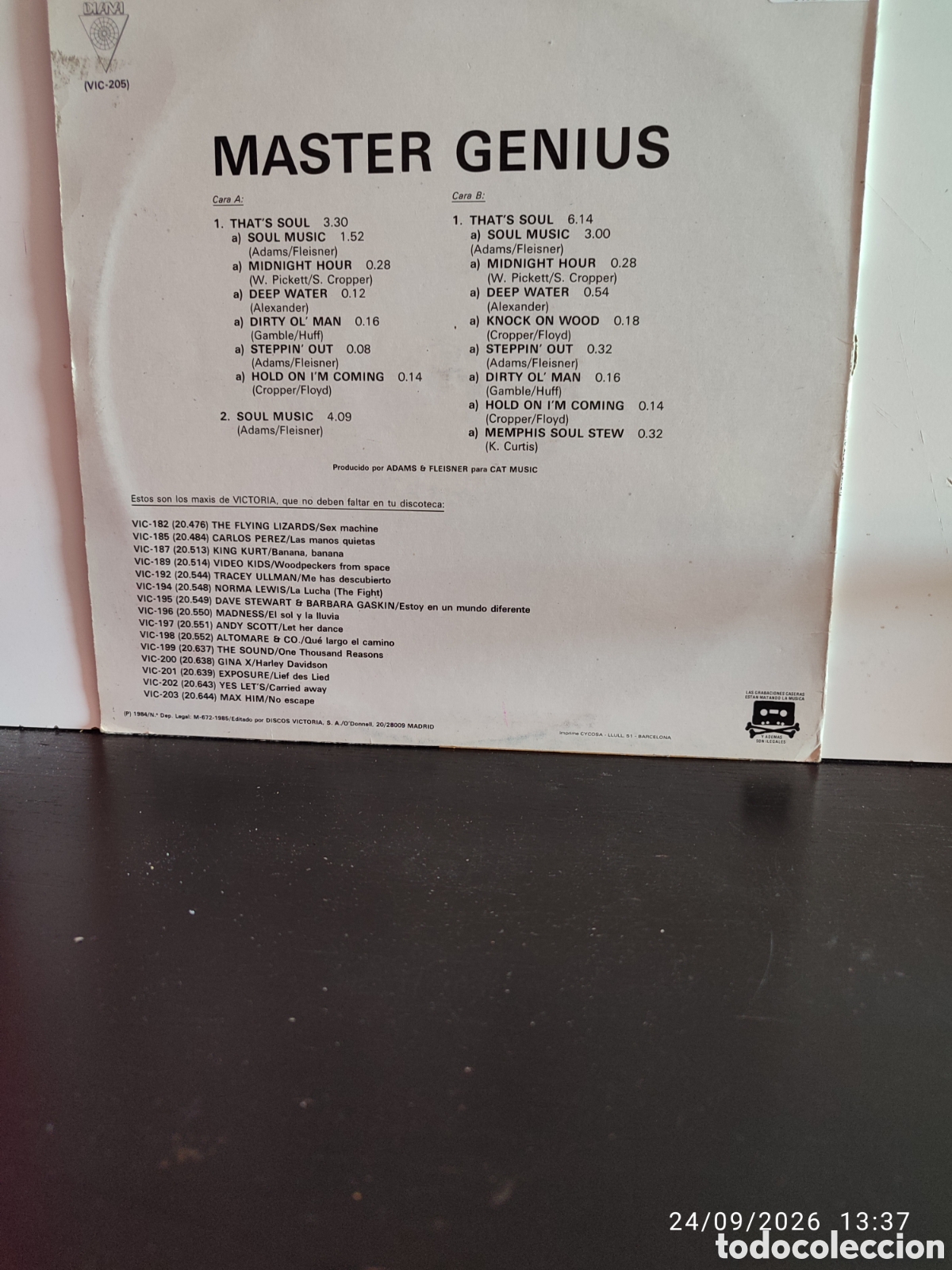 Discos de vinilo: Master Genius &ndash; Thats Soul - Foto 2