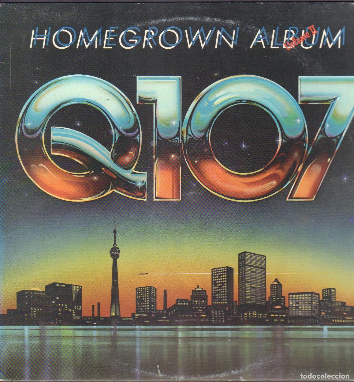 Discos de vinilo: Q107 - HOMEGROWN ALBUM VOLUME ll / REX CHAINBELT, POPULAR SPIES.../ LP BASEMENT 1980 RF- 26902