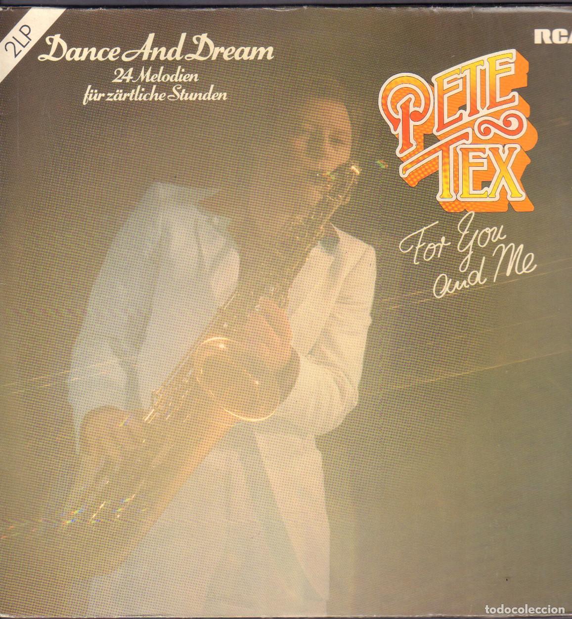 Discos de vinilo: PETE TEX - FOR YOU AND ME (24 MELODIEN) / TEQUILA, YAKETY SAX.../ DOBLE LP RCA 1978 RF-26903