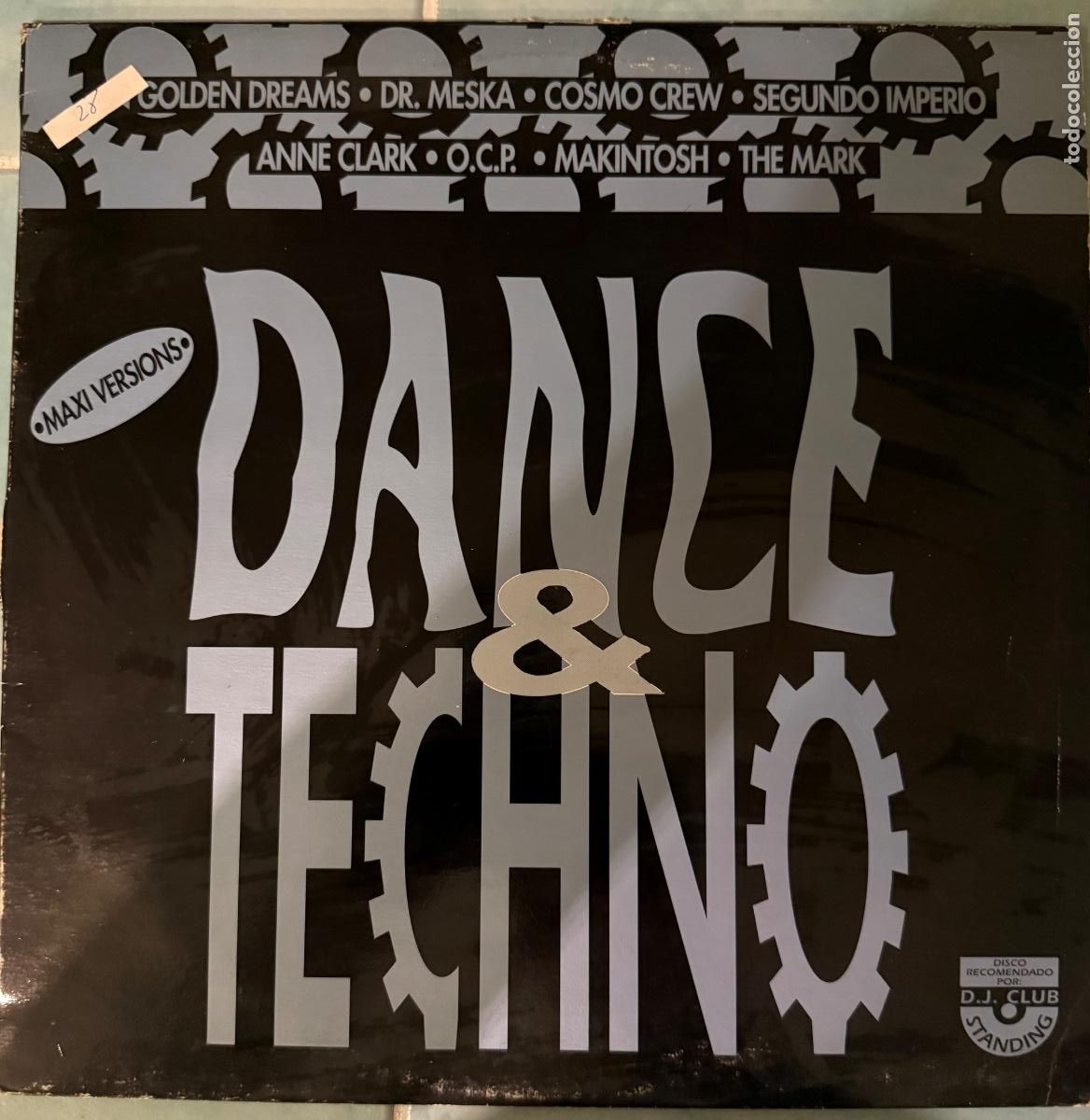 Discos de vinilo: DISCO VINILO Dance&tecno **Golden dreams - dr. mesk - Cosmo crew -Segundo impeerio - Anne clark-