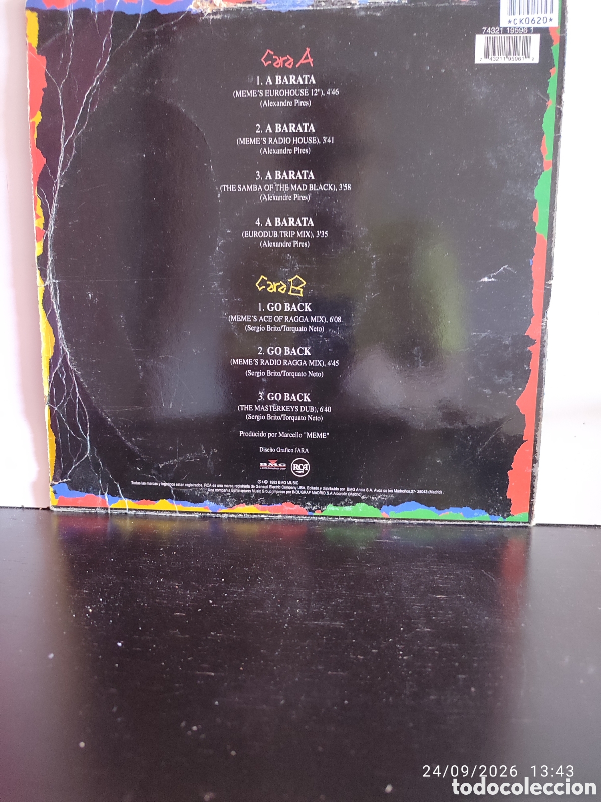 Discos de vinilo: S&oacute; Pra Contrariar &ndash; A Barata - Foto 2
