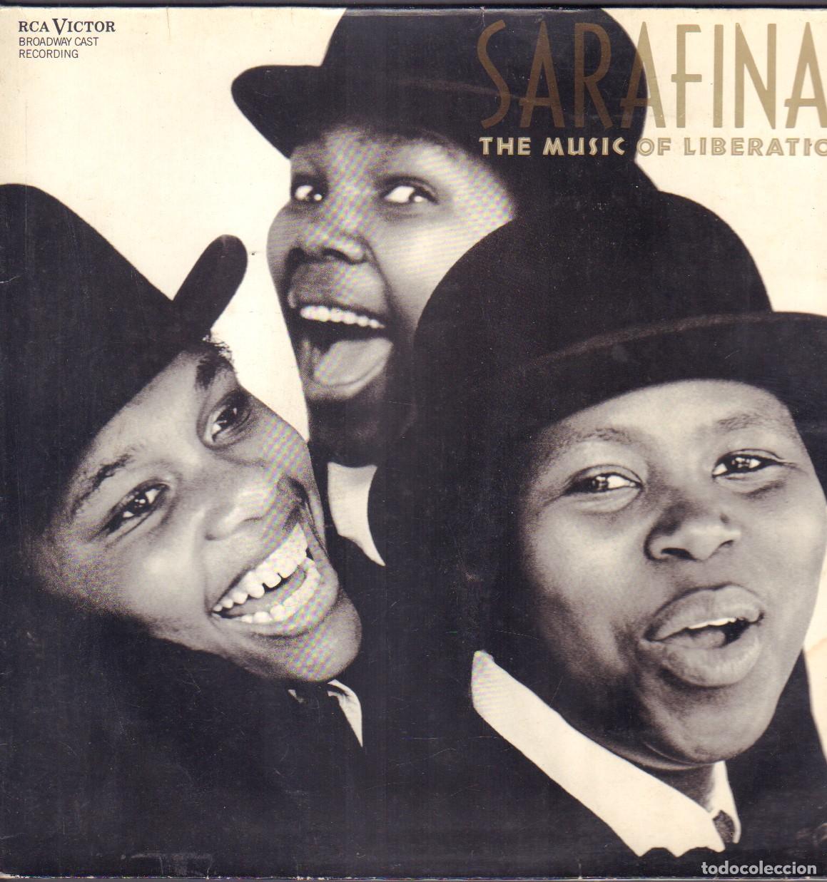 Discos de vinilo: SARAFINA ! - THE MUSIC OF LIBERATION / BABY CELE, DUMISANI DLAMINI.../ LP BMG 1988 RF-26909