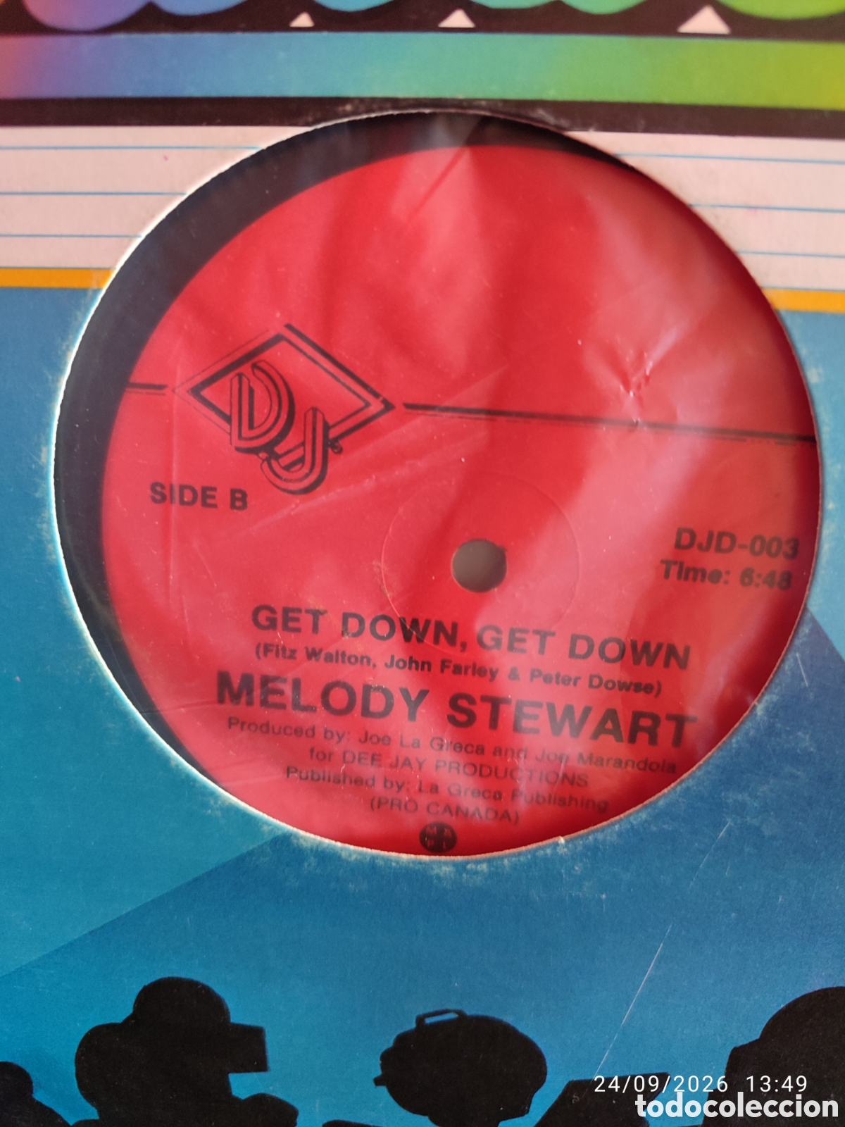 Discos de vinilo: Melody Stewart &ndash; Get Down, Get Down - Foto 2