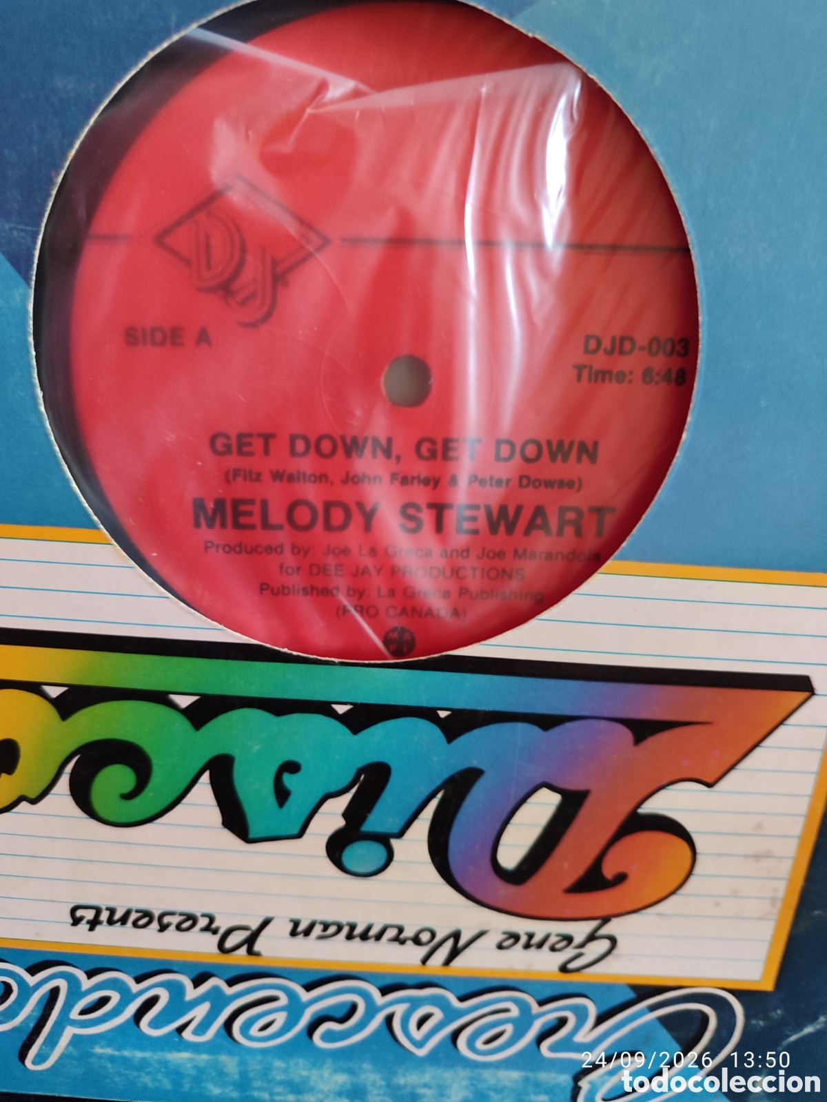Discos de vinilo: Melody Stewart &ndash; Get Down, Get Down - Foto 3