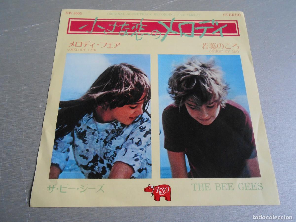 Discos de vinilo: BEE GEES, THE, SG, MELODY FAIR +1, A&Ntilde;O 1976, RSO DW 3005, MADE IN JAPAN