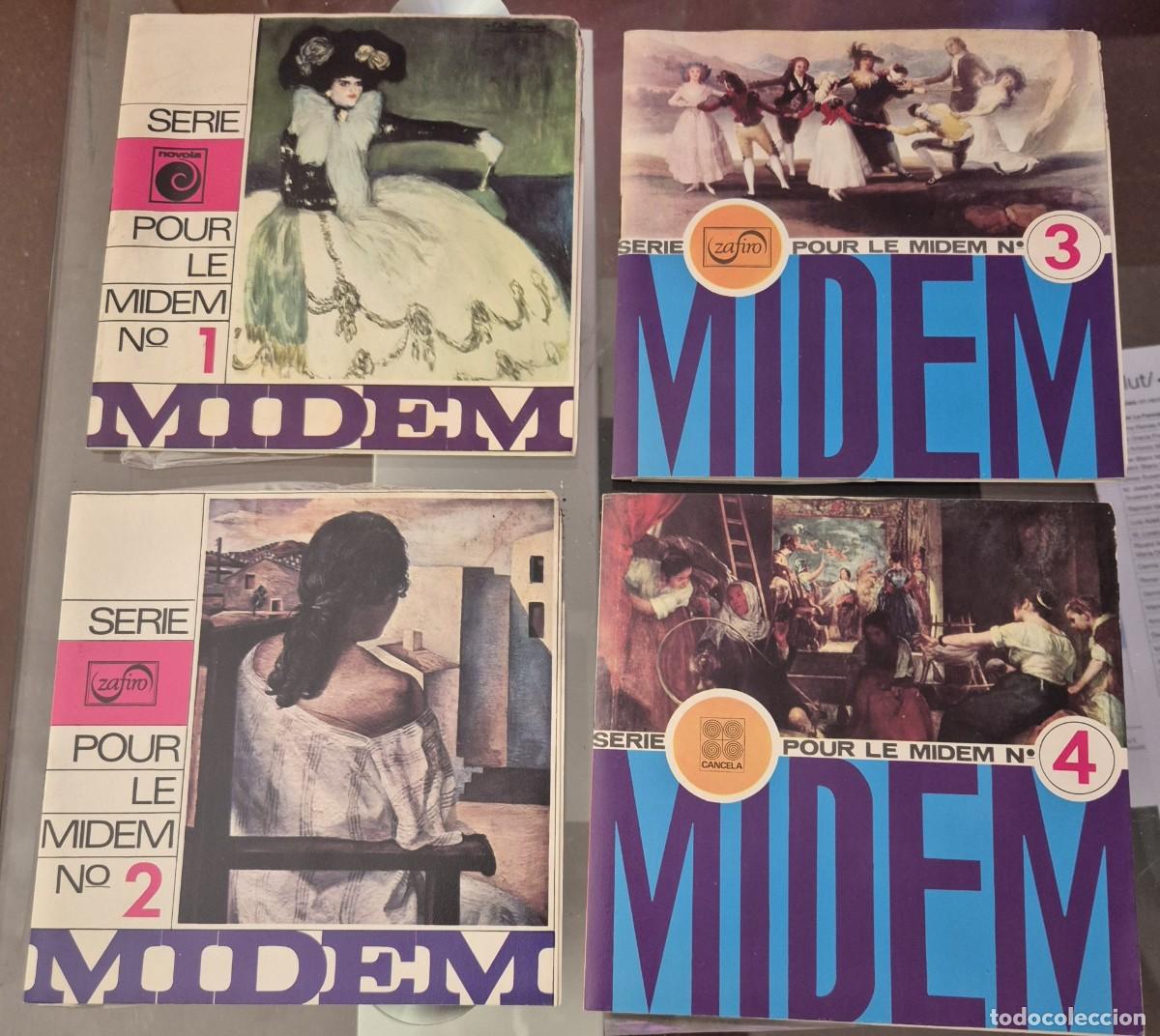 Discos de vinilo: MIDEM 1967 - Pack 4 EP's PROMOS - Brincos - Micky y los Tonys - EDICION ESPA&Ntilde;OLA - MUY RARO - UNICO.