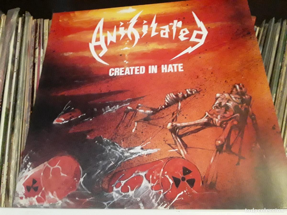 Discos de vinilo: Anihilated - Created In Hate (LP, Album) edic. germany 1988