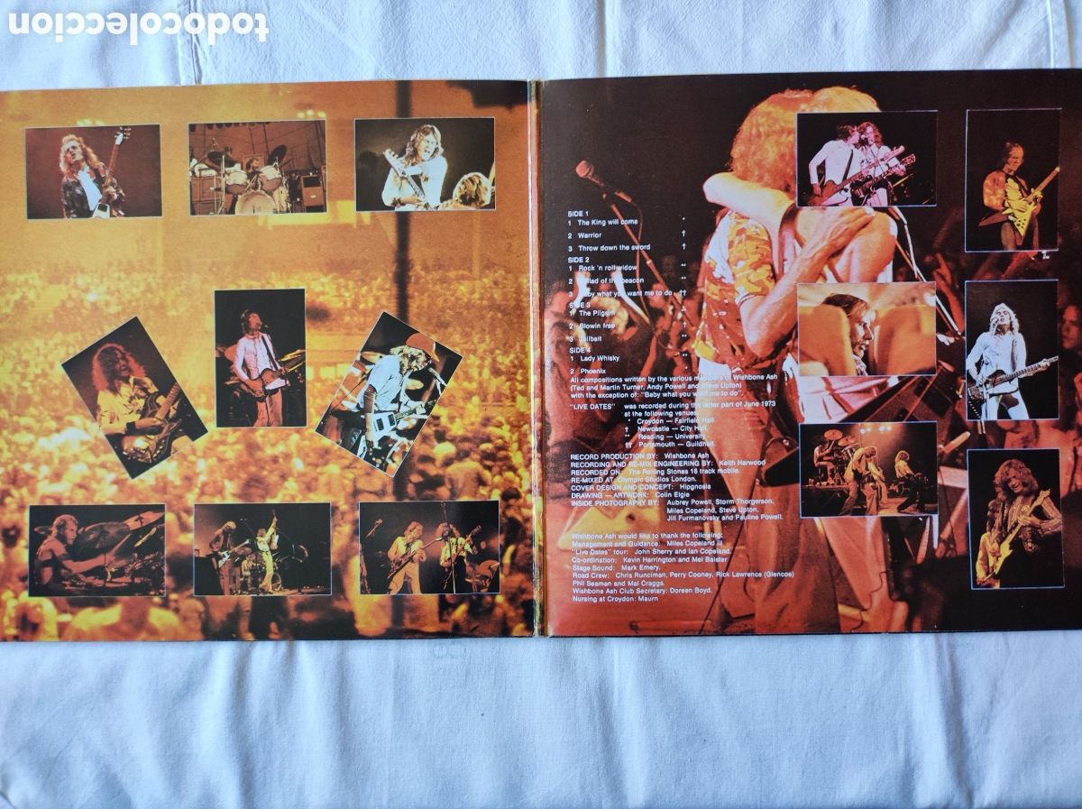 Discos de vinilo: WISHBONE ASH - LIVE DATES - Foto 3