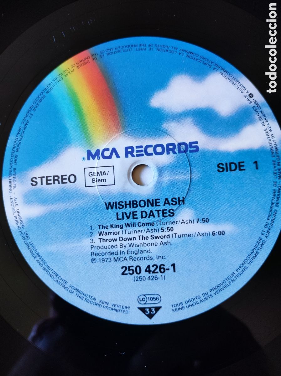 Discos de vinilo: WISHBONE ASH - LIVE DATES - Foto 5