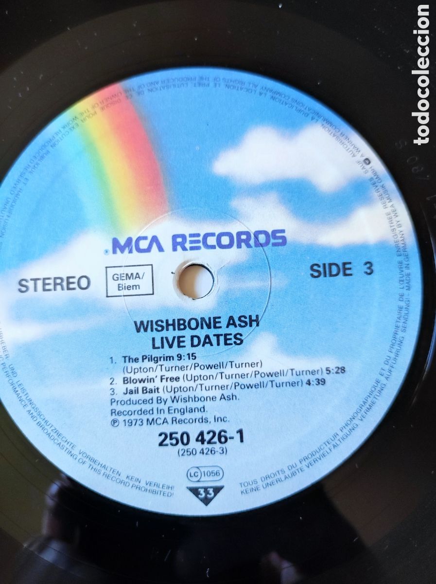 Discos de vinilo: WISHBONE ASH - LIVE DATES - Foto 7