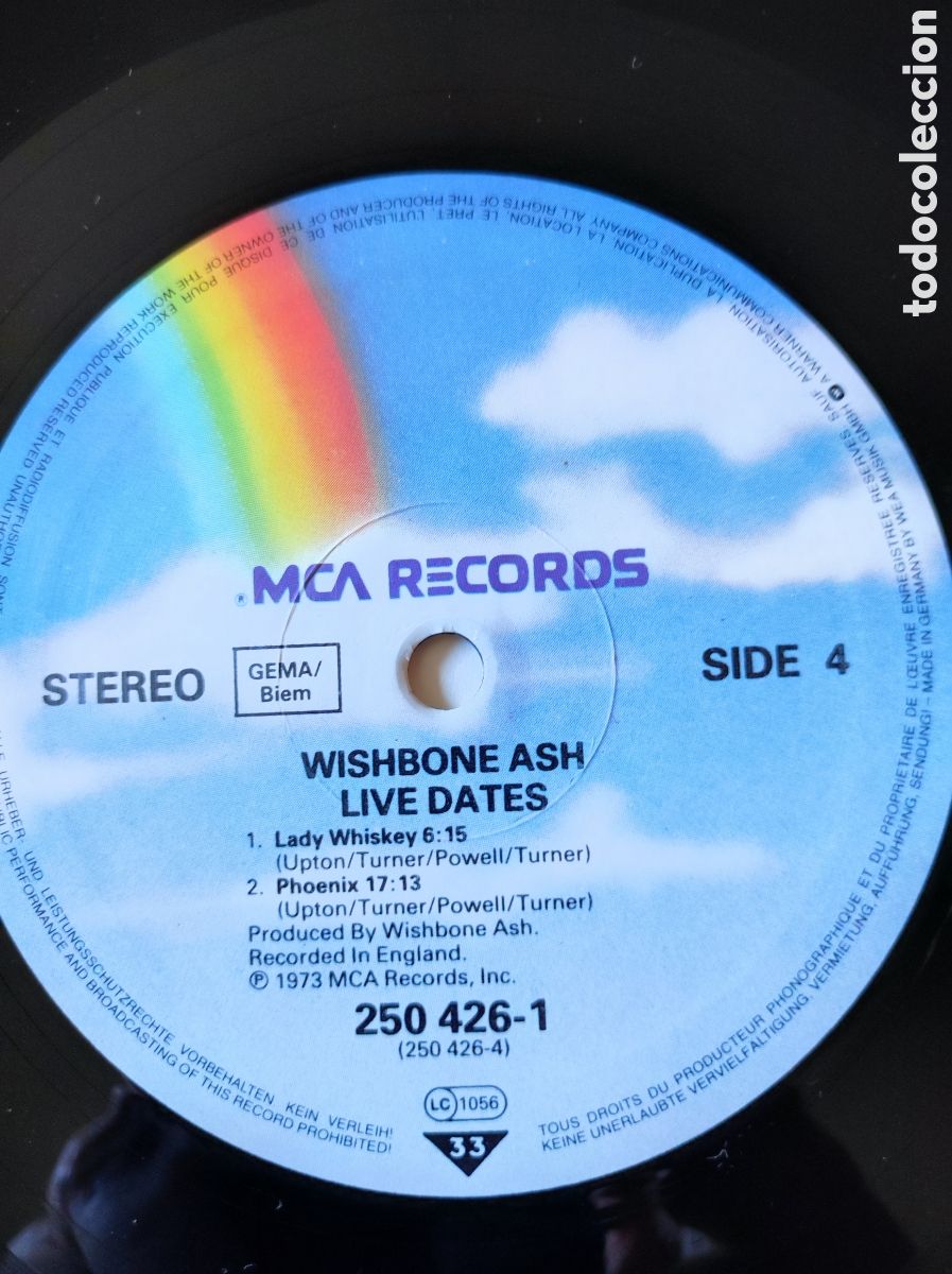 Discos de vinilo: WISHBONE ASH - LIVE DATES - Foto 8