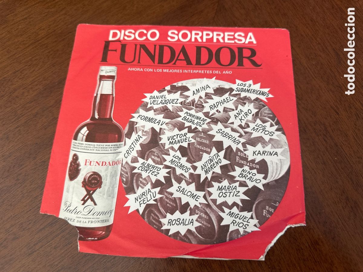 Discos de vinilo: MIGUEL RIOS Himno a la alegria/El rio/Vuelvo a Granada EP 1970 Fundador