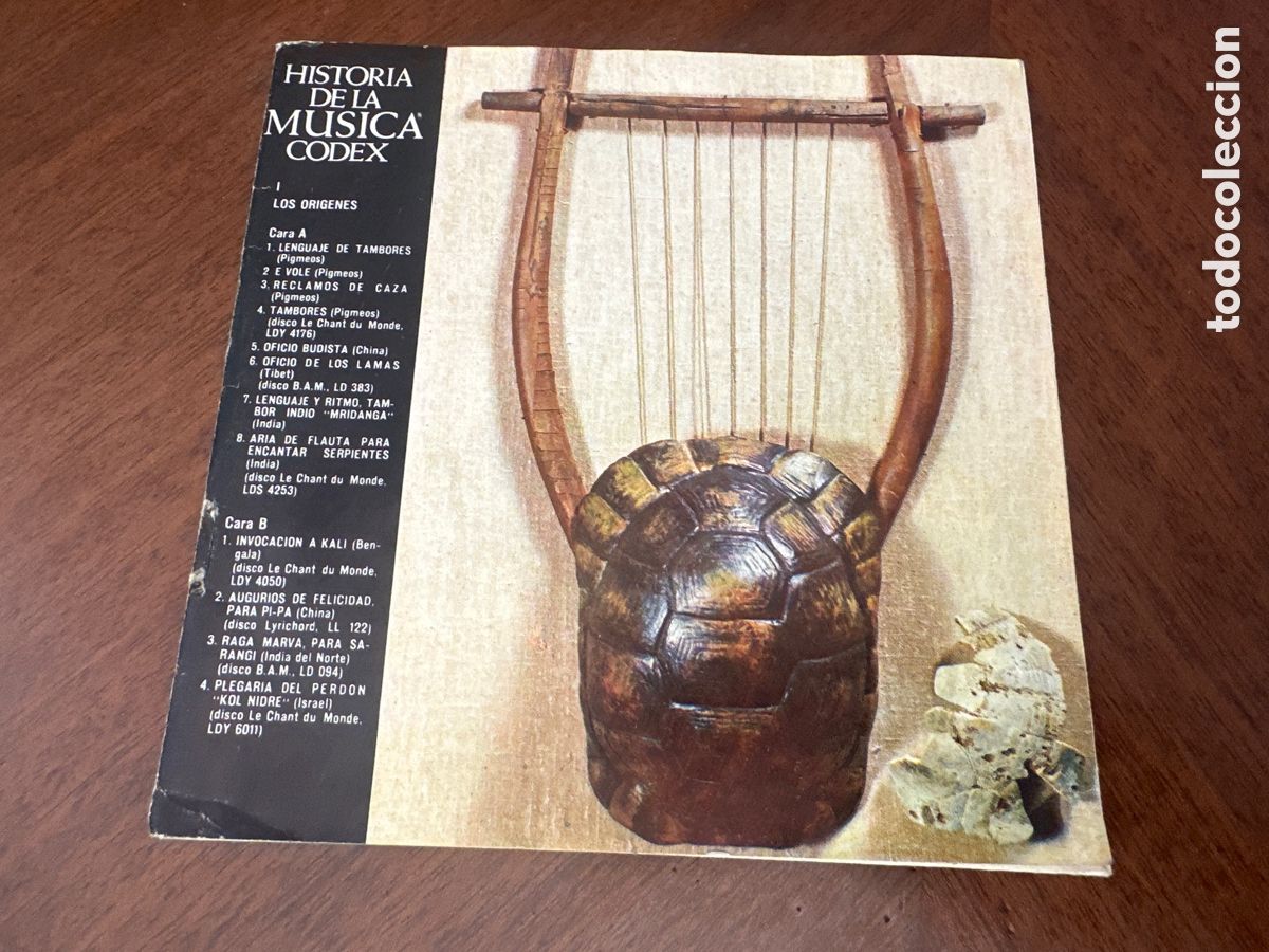 Discos de vinilo: HISTORIA DE LA M&Uacute;SICA. I. LOS OR&Iacute;GENES. CODEX - Foto 6