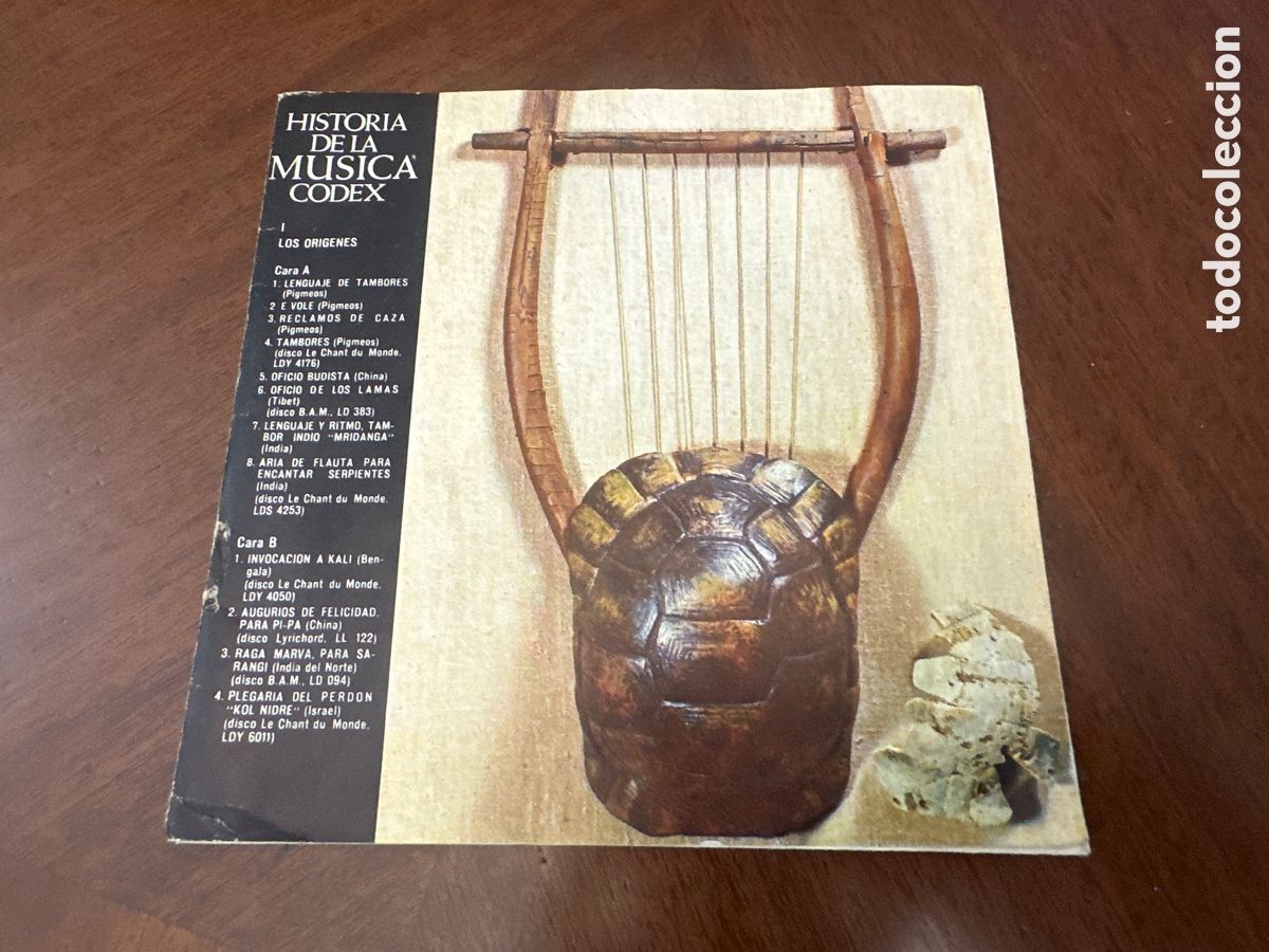 Discos de vinilo: HISTORIA DE LA M&Uacute;SICA. I. LOS OR&Iacute;GENES. CODEX - Foto 1