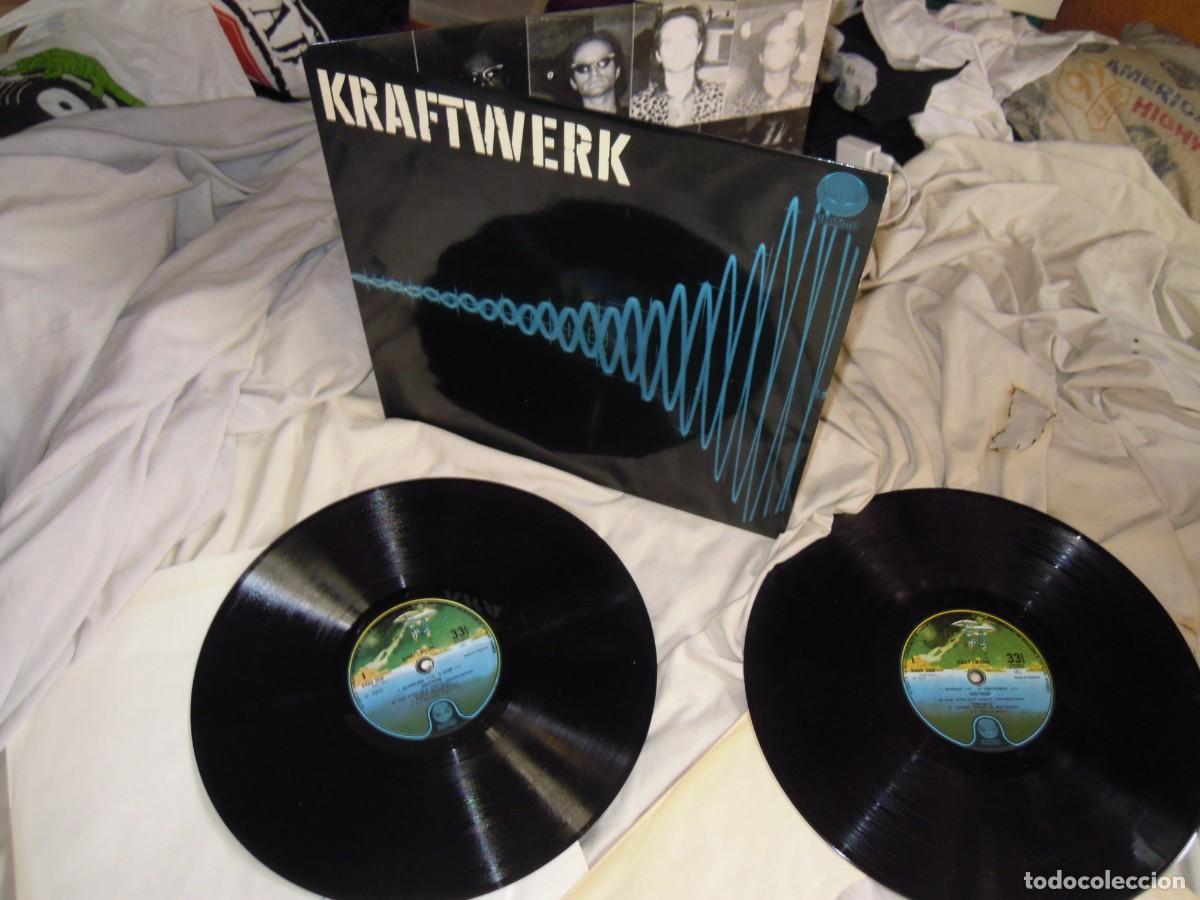 Discos de vinilo: RARO DOBLE LP REEDICI&Oacute;N PRIMEROS ALBUMES KRAFTWERK, EDIC UK, TECNO, KRAUTROCK