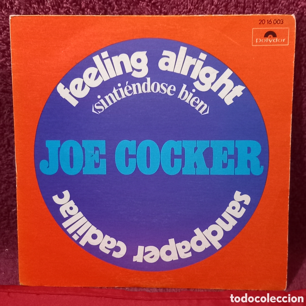 Discos de vinilo: JOE COCKER/FEELING ALLRIGHT+SANDPAPER CADILLAC(1972 SPAIN POLYDOR)EXCELENTE ESTADO