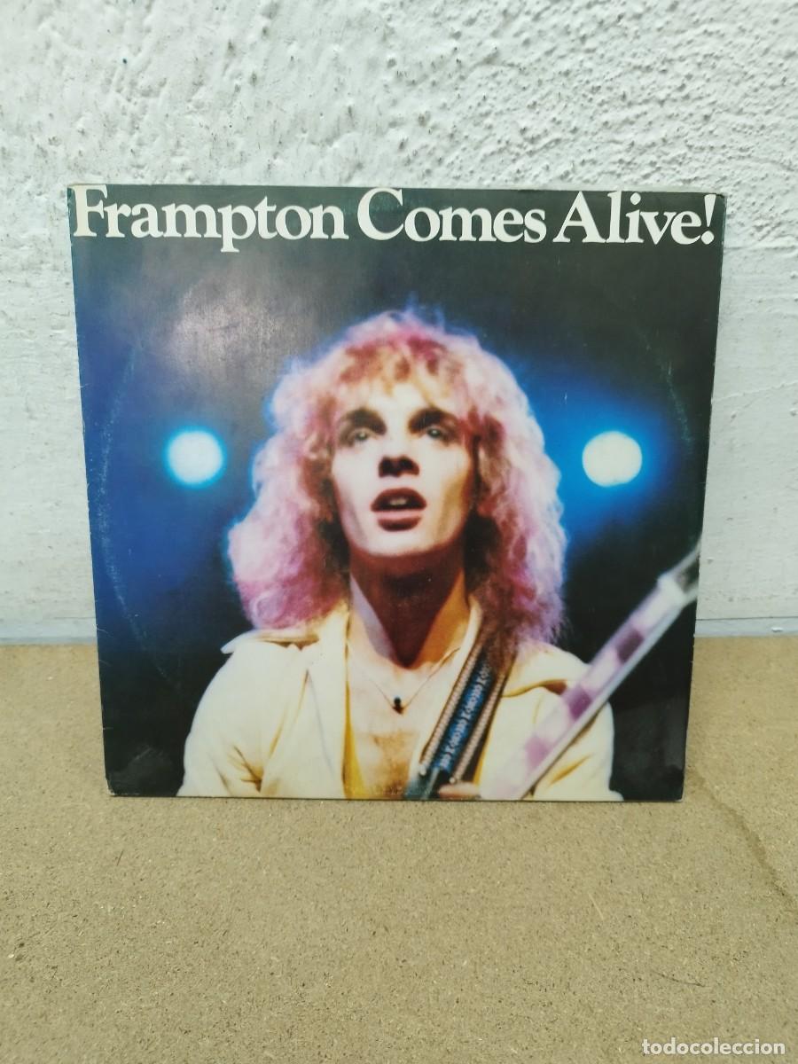 Discos de vinilo: Peter Frampton&rsquo;s 1976 hit live album Frampton Comes Alive. En muy buen estado.