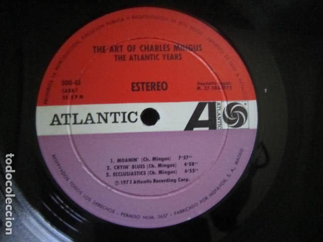 Discos de vinilo: THE ART OF CHARLES MINGUS - THE ATLANTIC YEARS LP - EDICION ESPA&Ntilde;OLA - ATLANTIC RECORDS 1973 -
